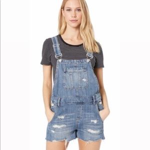 Blank NYC Denim Overall Shorts